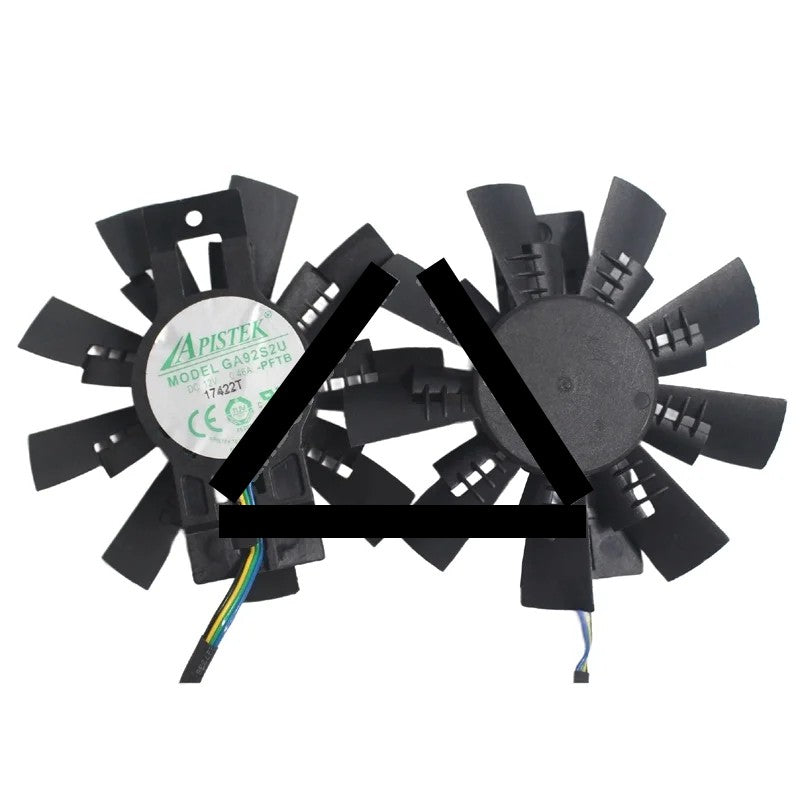 APISTEK GA92S2U 12V 0.46A 4 Wires Axial Cooling Fan