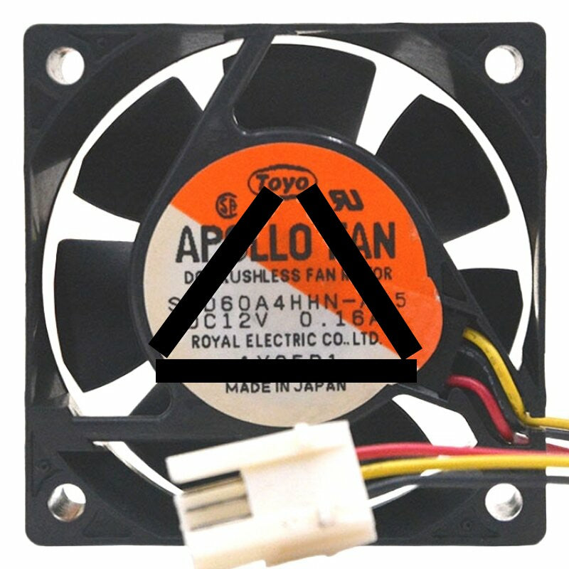 APOLLO FAN STD60A4HHN-A15 12V 0.16A DC Brushless Axial Cooling Fan