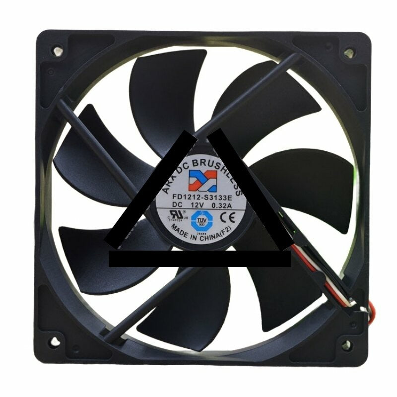 ARX FD1212-S3133E DC 12V 0.32A 2 Wires / 3 Wires Axial Cooling Fan