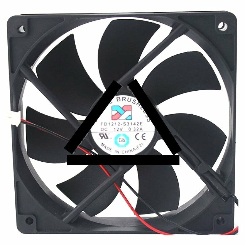 ARX FD1212-S3142E DC 12V 0.32A 2 Wires Axial Cooling Fan