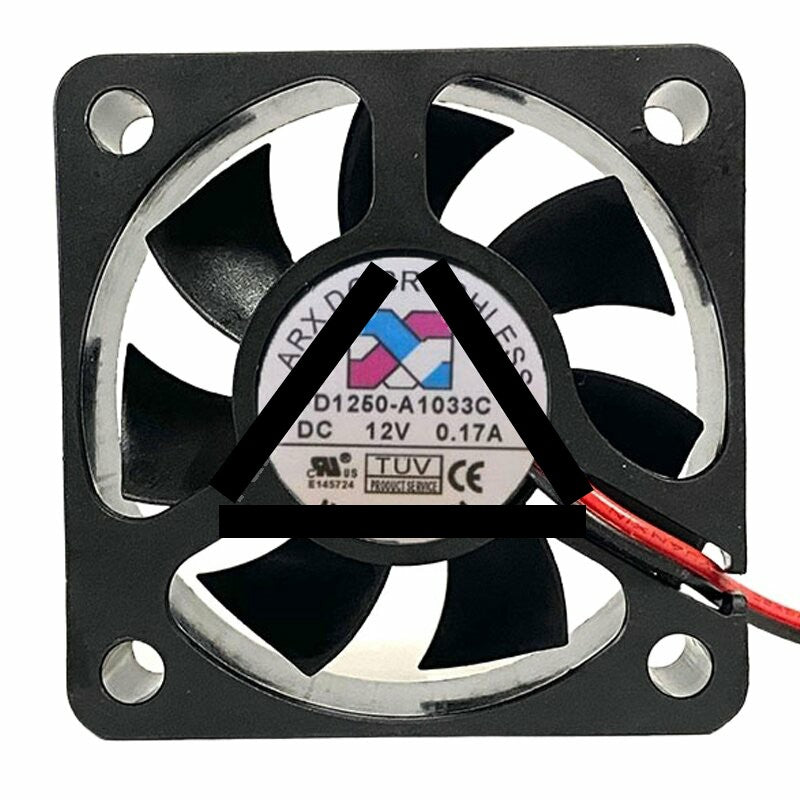ARX FD1250-A1033C DC 12V 0.17A 5015 Axial Brushless Cooling Fan