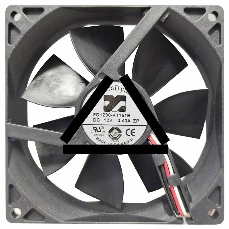 ARX FD1290-A1151E DC 12V 0.40A 3 Wires 9225 Axial Cooling Fan