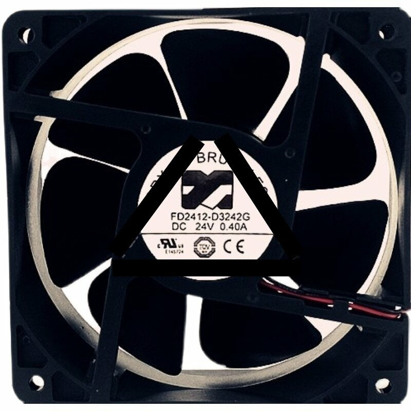 ARX FD2412-D3242G DC 24V 0.40A 2 Wires Axial Cooling Fan