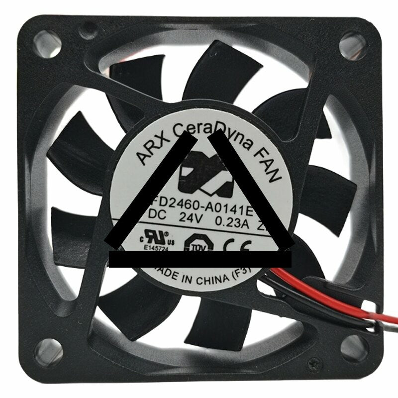 ARX FD2460-A0141E DC 24V 0.23A 2 Wires Axial Cooling Fan