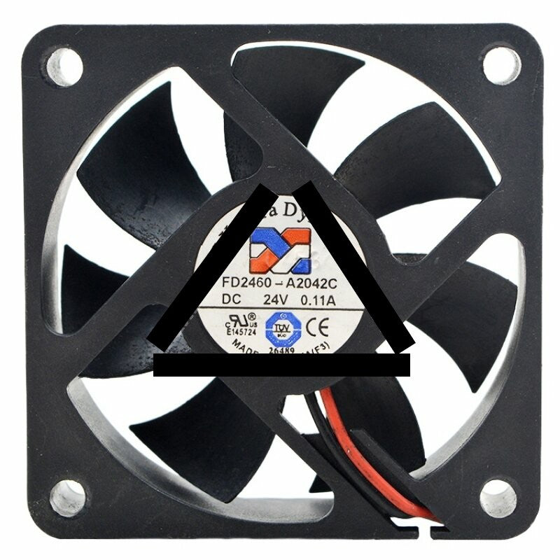 ARX FD2460-A2042C DC 24V 0.11A 2 Wires Axial Cooling Fan