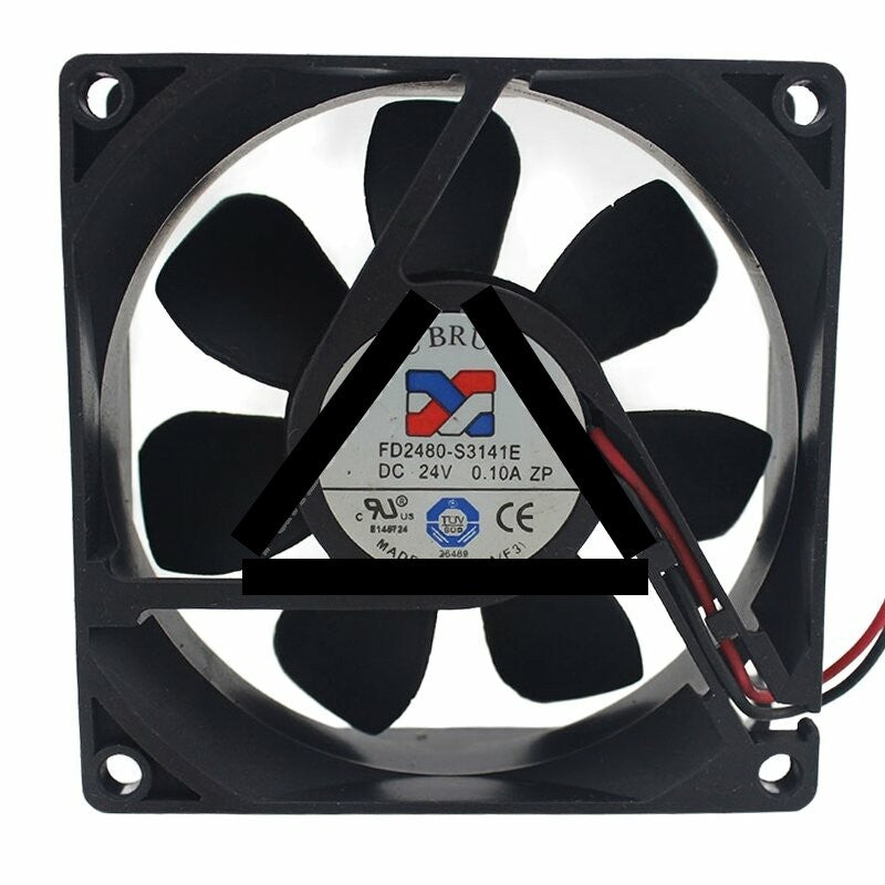ARX FD2480-S3141E DC 24V 0.10A 8025 Axial Brushless Cooling Fan
