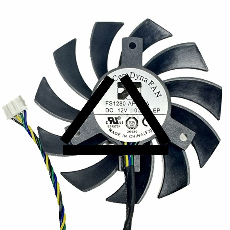 ARX FS1280-AP084A DC 12V 0.26A Axial Cooling Fan
