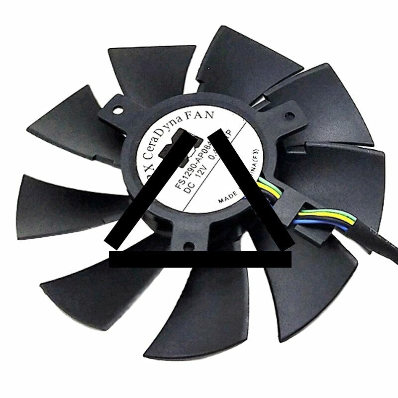 ARX FS1290-AP084C DC 12V 0.45A 4 Wires Axial Cooling Fan