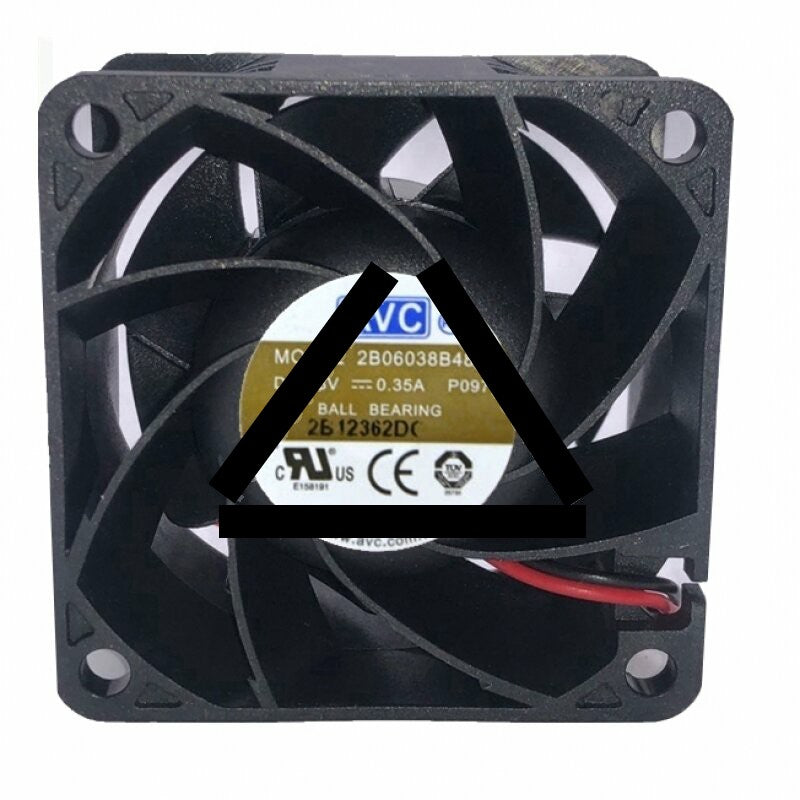 AVC 2B06038B48H DC 48V 0.35A 2 Wires / 3 Wires / 4 Wires Axial Cooling Fan