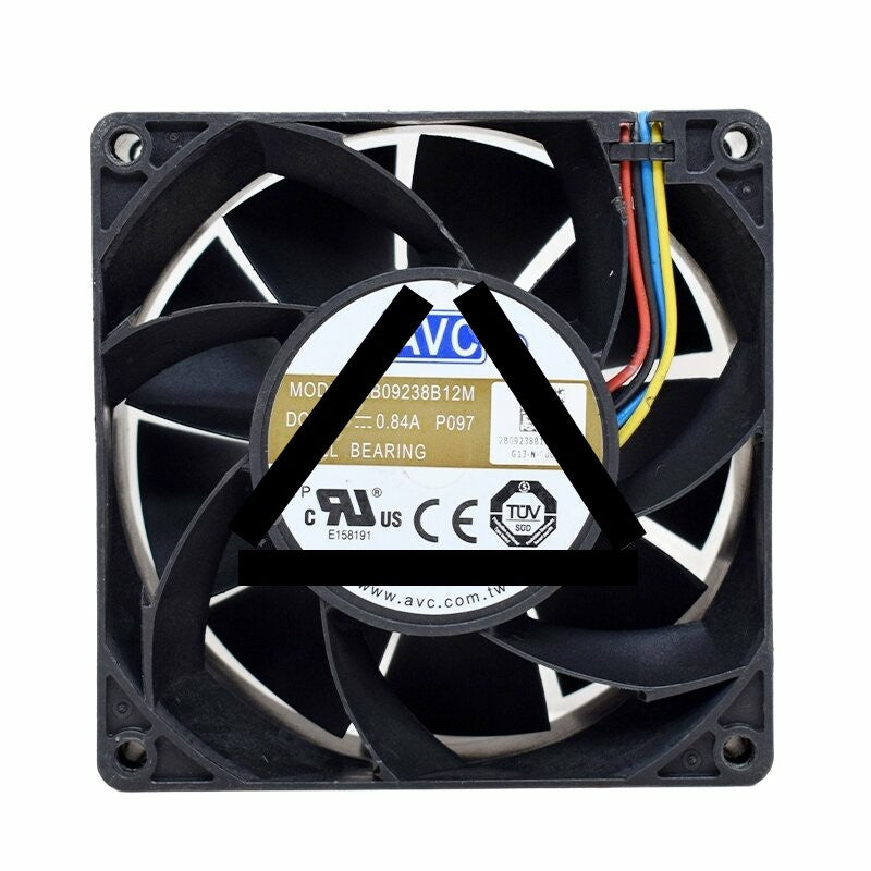 AVC 2B09238B12M DC 12V 0.84A 9238 Axial Ball Bearing Cooling Fan