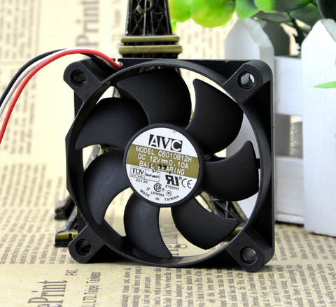 AVC 60*60*10 12V 0.10A 6CM CPU chassis power supply fan C6010B12H mute