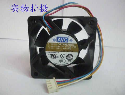AVC 60*60*25 48V 0.16A DATA0625B8H four line PWM speed of cooling fan