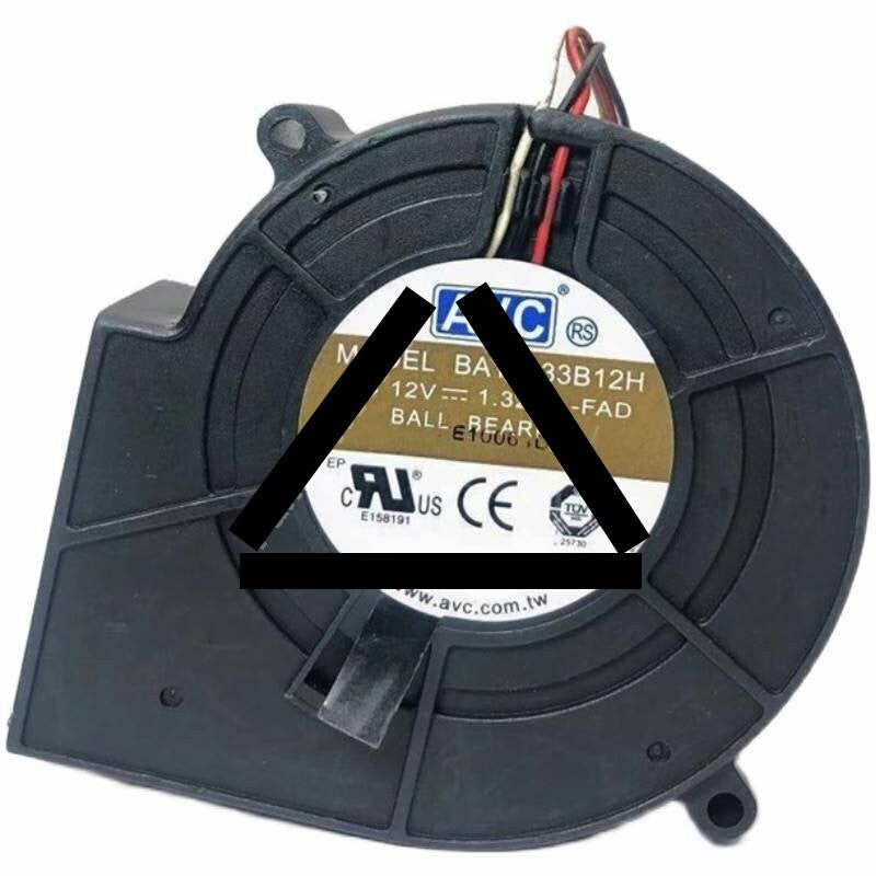 AVC BA10033B12H DC 12V 1.32A 2 Wires / 3 Wires / 4 Wires Blower Cooling Fan