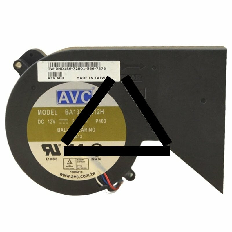 AVC BA13733B12H DC 12V 2.6A 4 Wires Ball Bearing Blower Cooling Fan