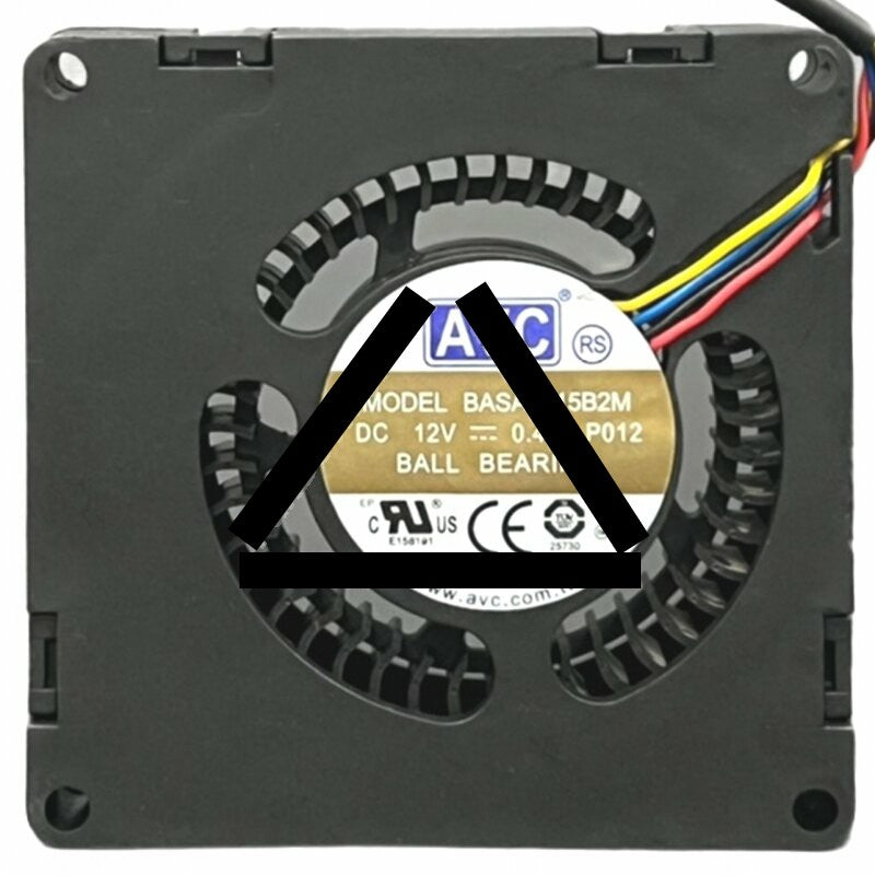 AVC BASA0715B2M DC 12V 0.4A 2 / 3 / 4 Wires Ball Bearing Blower Cooling Fan