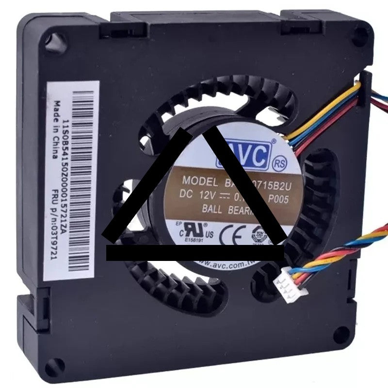 AVC BASA0715B2U 12V 0.7A 4 Wires Ball Bearing Blower Cooling Fan