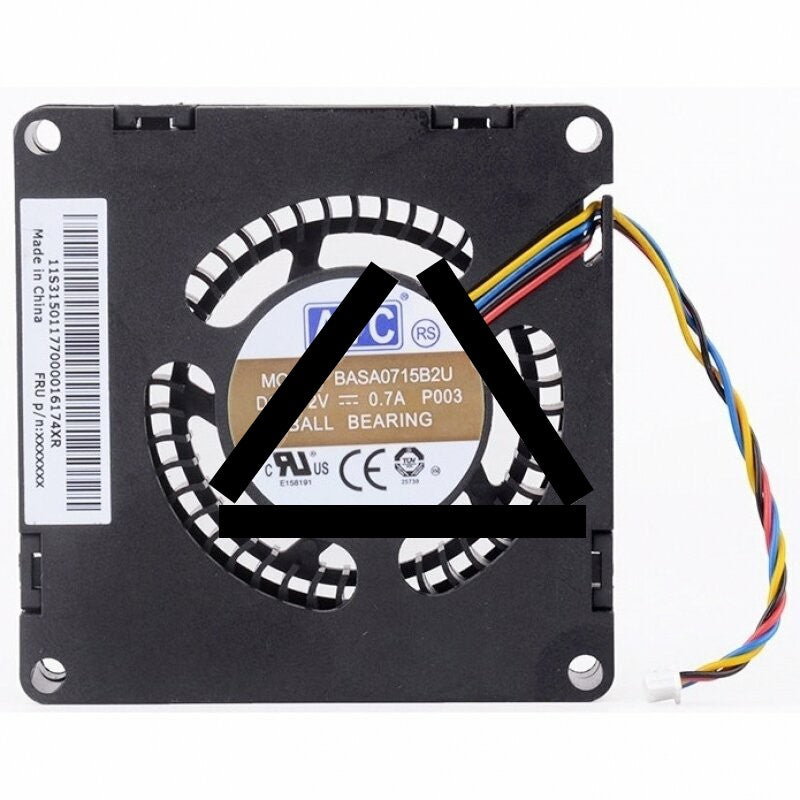 AVC BASA0715B2U P003 DC 12V 0.7A 4 Wires Axial Cooling Fan