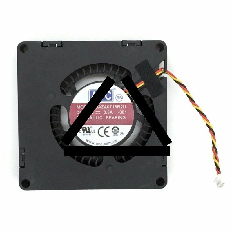 AVC BAZA0715R2U DC 12V 0.5A 3 Wires Axial Cooling Fan