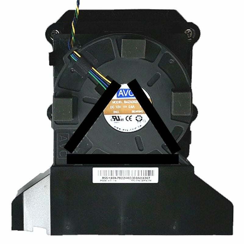 AVC BAZA0925B2U DC 12V 0.6A 4 Wires Ball Bearing Blower Cooling Fan