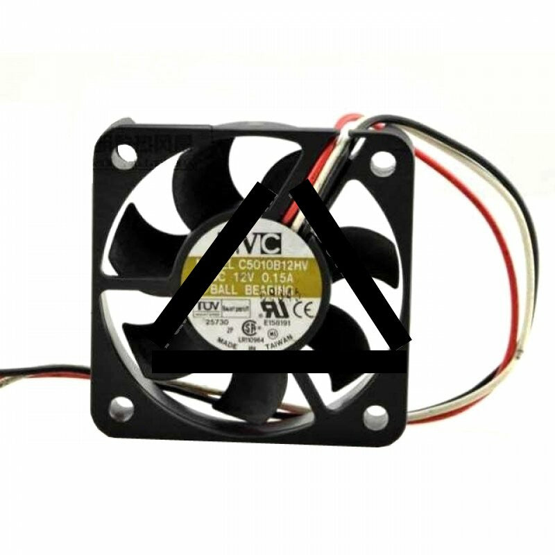 AVC C5010B12HV DC 12V 0.15A 2 Wires / 3 Wires Axial Cooling Fan