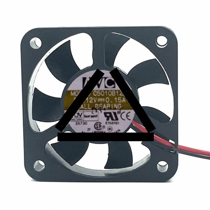 AVC C5010B12M DC 12V 0.15A 2 Wires / 3 Wires / 4 Wires Axial Cooling Fan