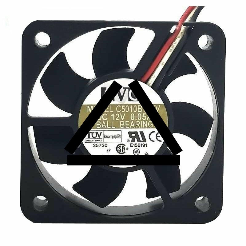 AVC C5010B12XV DC 12V 0.05A 2 Wires / 3 Wires Axial Cooling Fan