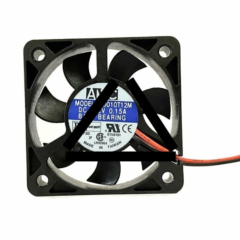 AVC C5010T12M DC 12V 0.15A 2 Wires / 3 Wires Axial Cooling Fan