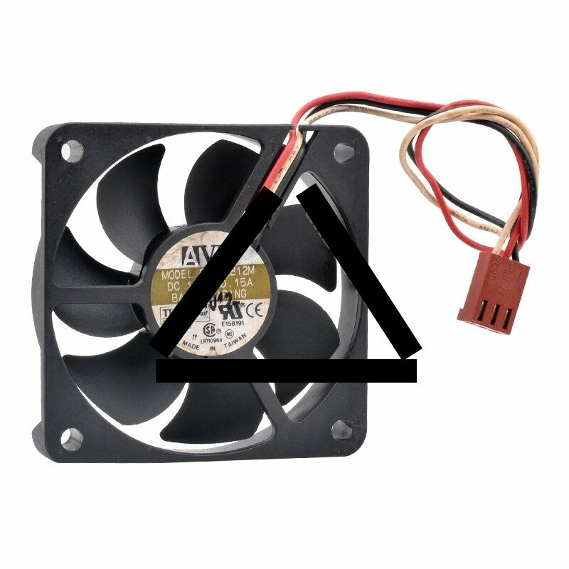 AVC C6010B12M DC 12V 0.15A 3 Wires Axial Cooling Fan