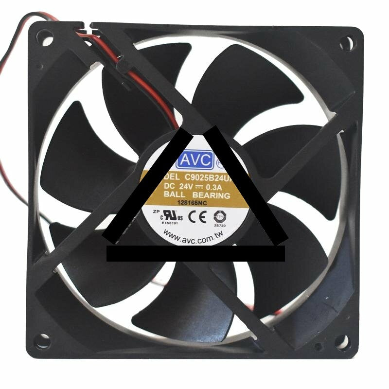 AVC C9025B24UA DC 24V 0.3A 9025 Axial Ball Bearing Cooling Fan