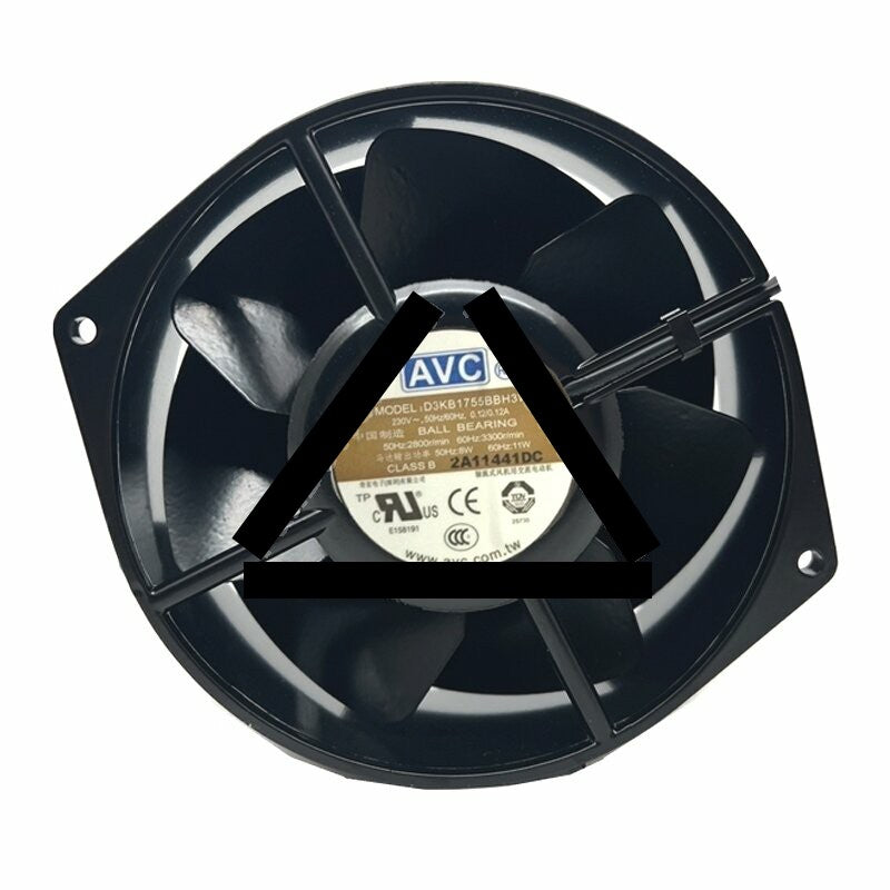 AVC D3KB1755BBH3WAW AC 220V 0.12A Axial Cooling Fan