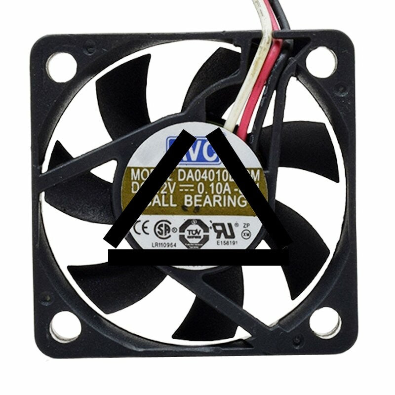AVC DA04010B12M DC 12V 0.10A 4010 Axial Ball Bearing Cooling Fan