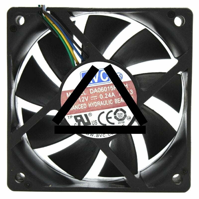 AVC DA06015R12H DC 12V 0.24A Hydraulic Bearing Axial Cooling Fan