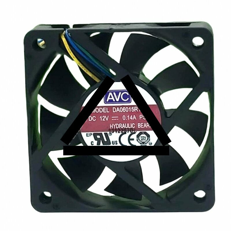AVC DA06015R12L DC 12V 0.14A 2 Wires / 3 Wires / 4 Wires Axial Cooling Fan