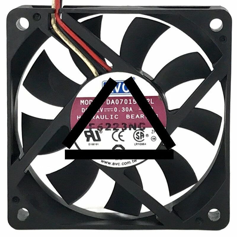 AVC DA07015R12L 12V 0.30A Hydraulic Bearing Axial Fan