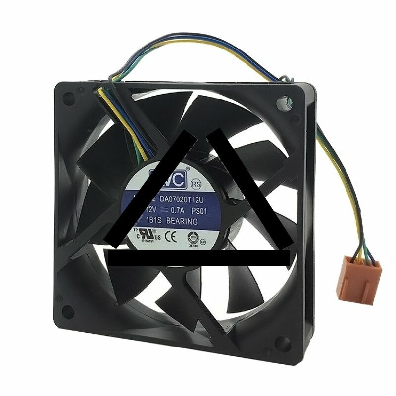 AVC DA07020T12U DC 12V 0.7A 2 Wires / 3 Wires / 4 Wires Axial Cooling Fan