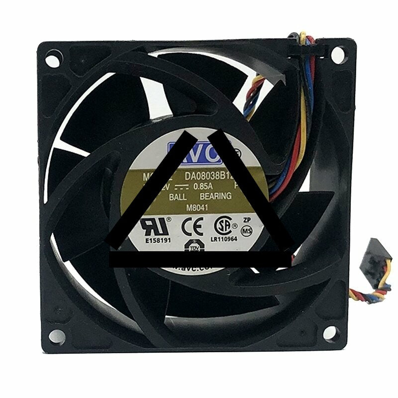 AVC DA08038B12H DC 12V 0.85A 2 Wires / 3 Wires / 4 Wires Axial Cooling Fan