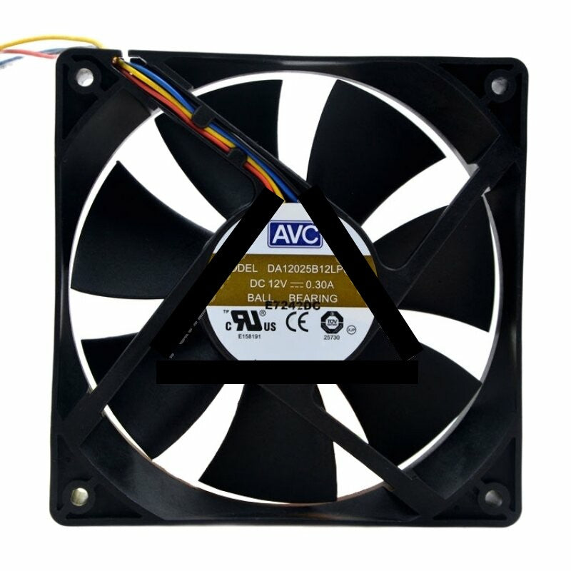 AVC DA12025B12L DA12025B12L P005 DC 12V 0.30A 2 Wires / 3 Wires / 4 Wires Axial Cooling Fan
