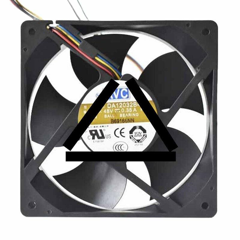 AVC DA12032B48U DC 48V 0.35A 12032 Axial Ball Bearing Cooling Fan
