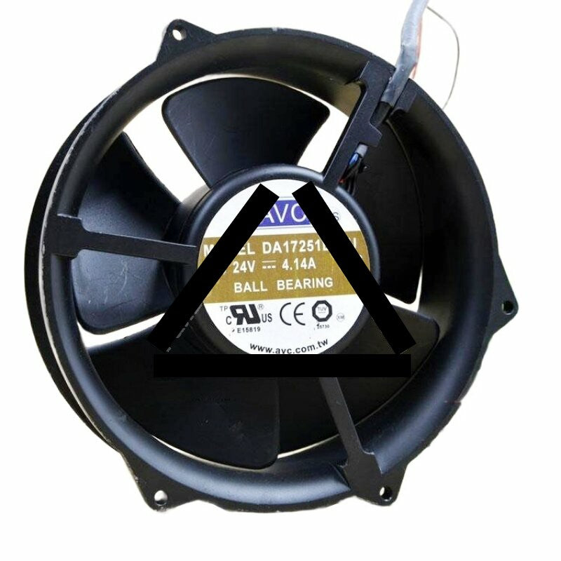 AVC DA17251B24U DC 24V 4.14A 2 Wires / 3 Wires / 4 Wires Axial Cooling Fan