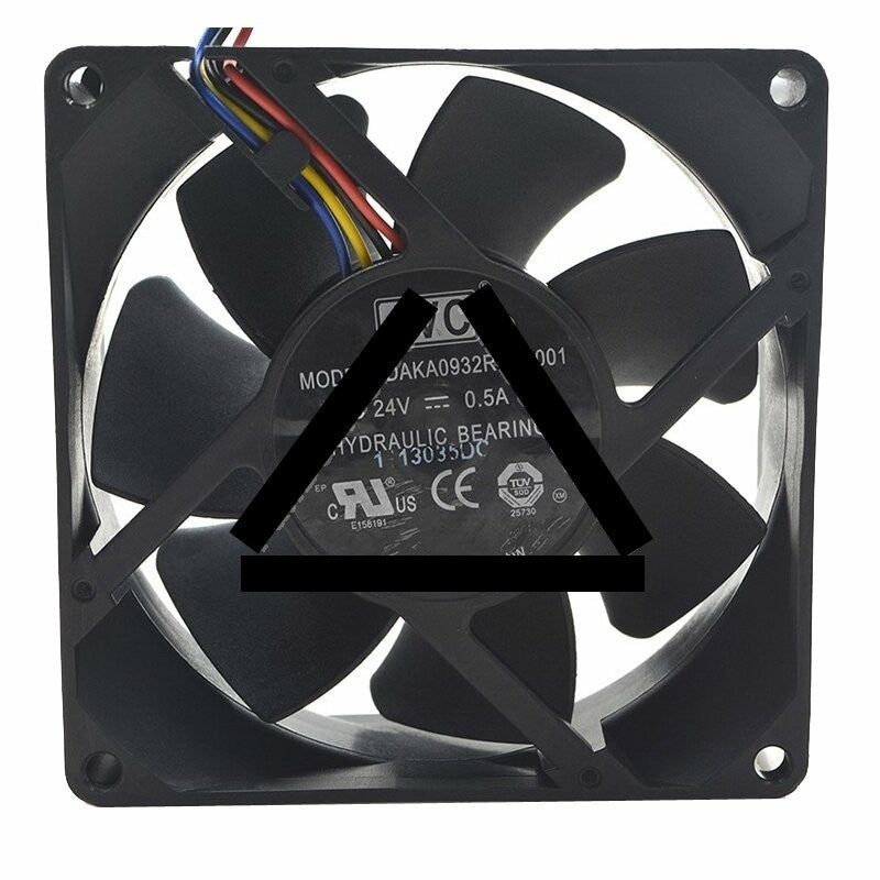 AVC DAKA0932R4UP001 DC 24V 0.5A 4 Wires Axial Cooling Fan