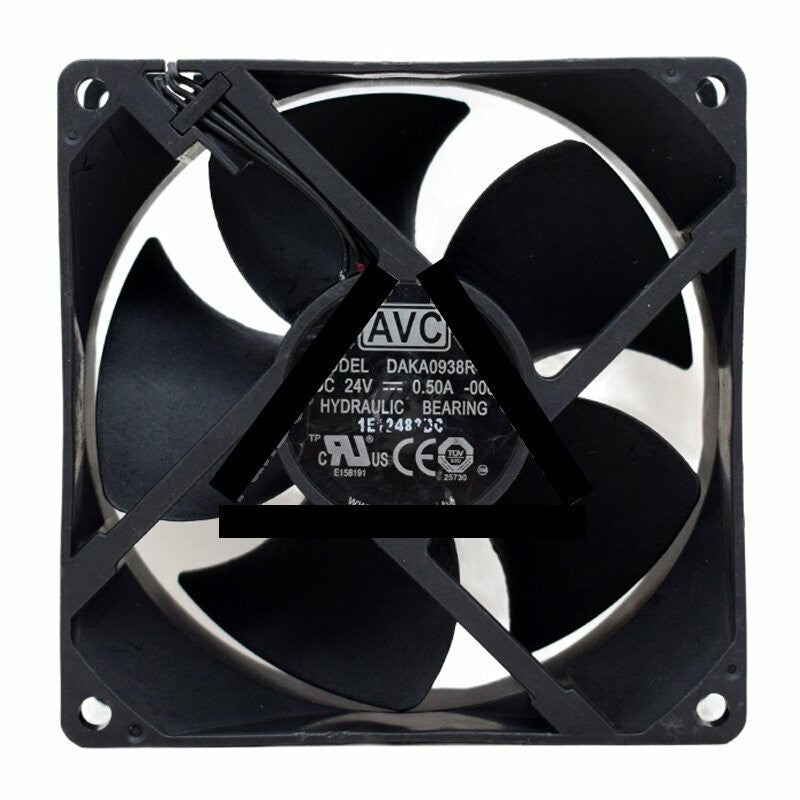 AVC DAKA0938R4U DC 24V 0.50A 9038 Axial Hydraulic Bearing Cooling Fan
