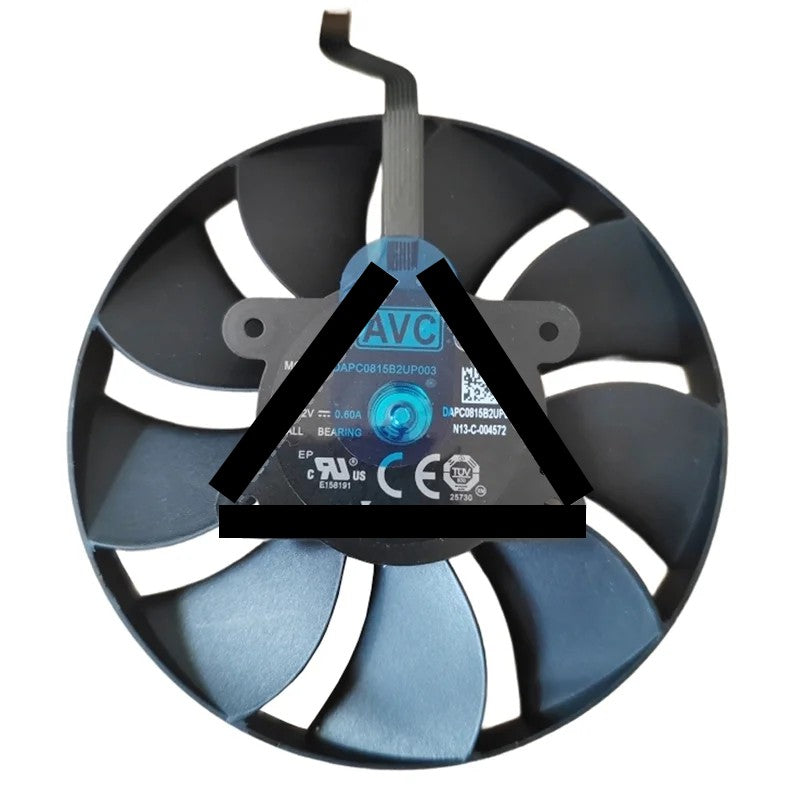 AVC DAPC0815B2UP003 12V 0.60A Ball Bearing Cooling Fan