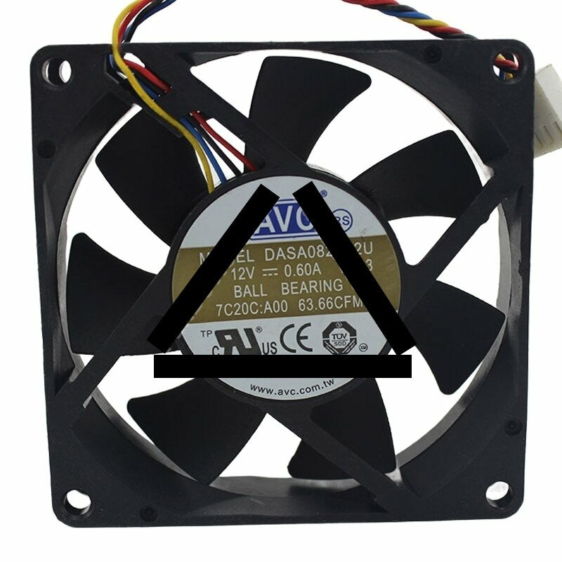 AVC DASA0820B2U DC 12V 0.60A 8020 Axial Cooling Fan