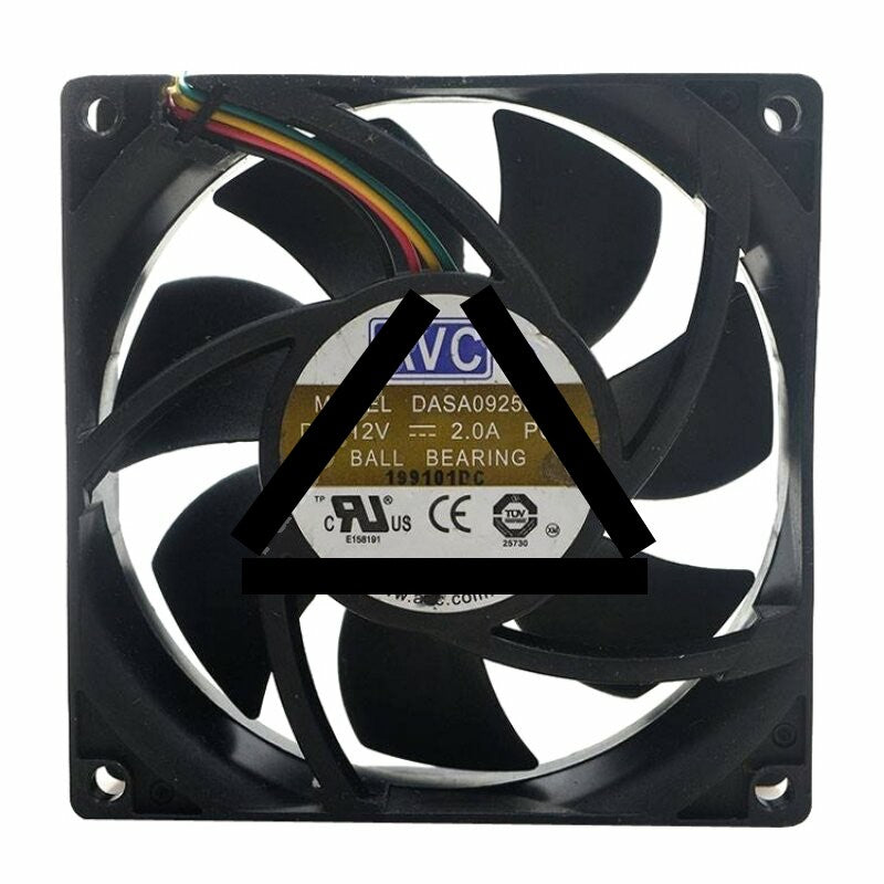 AVC DASA0925B2S DC 12V 2.0A 2 Wires / 3 Wires / 4 Wires Axial Cooling Fan