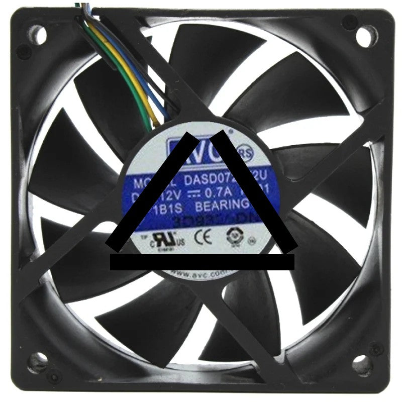 AVC DASD0720T2U DC 12V 0.7A 4 Wires Ball Bearing Axial Cooling Fan