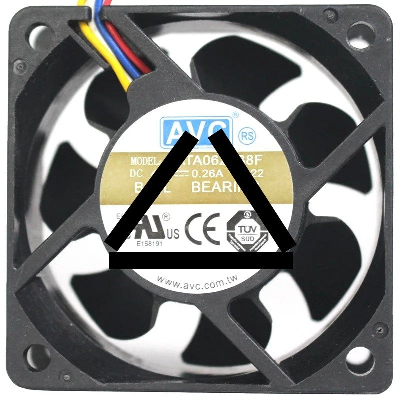 AVC DATA0625B8F 48V 0.26A 2 / 3 / 4 Wires Cooling Fan