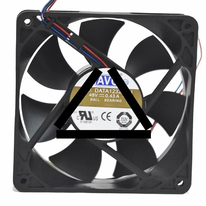 AVC DATA1232B8U DC 48V 0.43A 12032 Axial Ball Bearing Cooling Fan