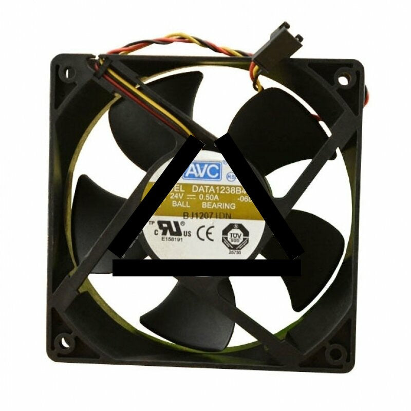 AVC DATA1238B4H DC 24V 0.50A 3 Wires / 4 Wires Axial Cooling Fan