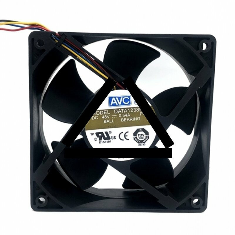 AVC DATA1238B8U DC 48V 0.54A 2 Wires / 3 Wires / 4 Wires Axial Cooling Fan