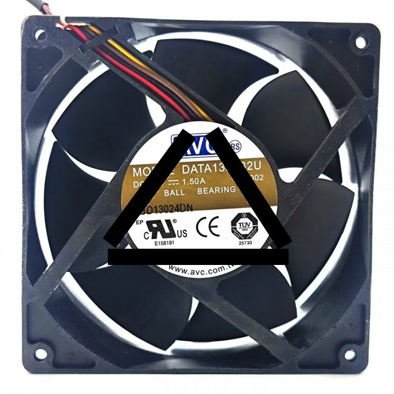 AVC DATA1338B2U DC 12V 1.50A 13538 Ball Bearing Axial Cooling Fan